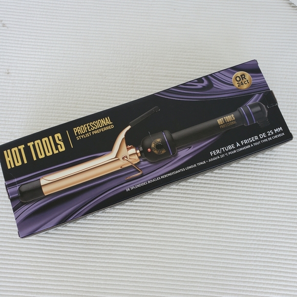 Hot Tools Professional Hot Curling Iron Wand 1181CN 24K Gold 1"  2019 New Box - Picture 3 of 9